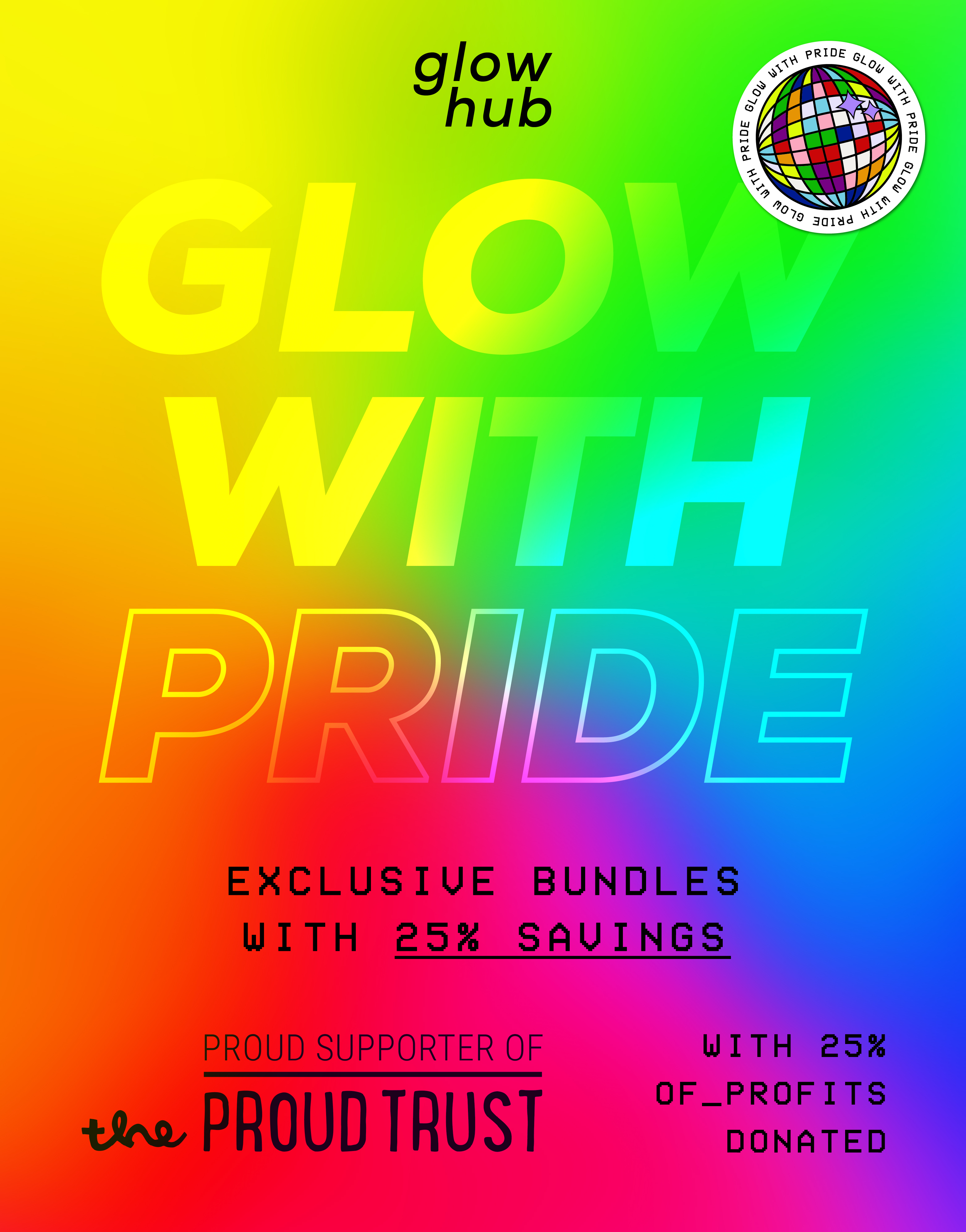 Glow Hub GLOW WITH PRIDE with our 2 new bundles Milled