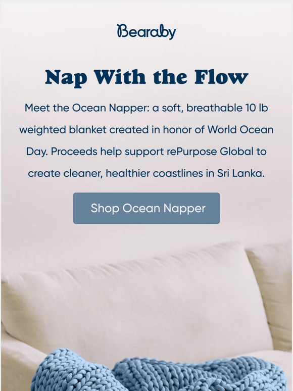 Bearaby NEW The Ocean Napper just sailed in Milled