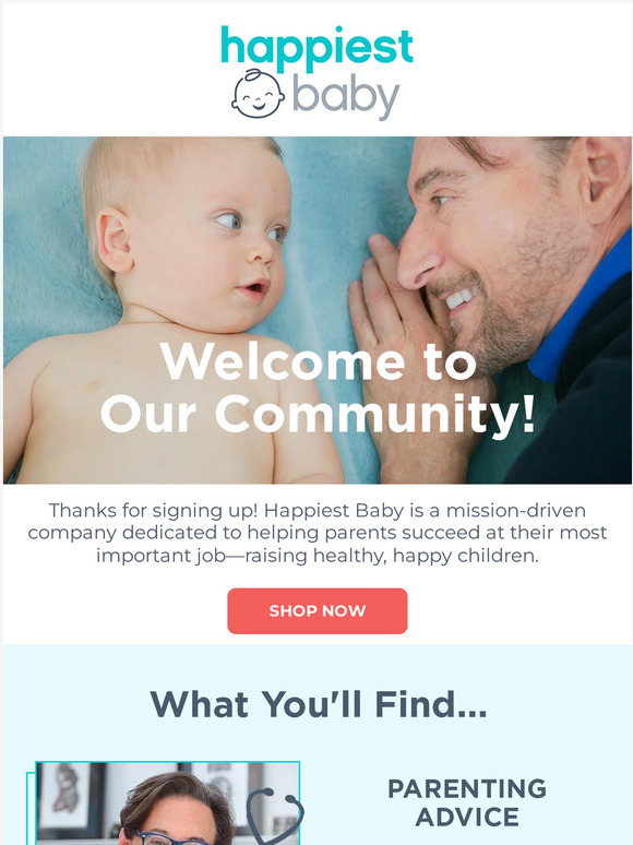 Welcome to the Happiest Baby Family!