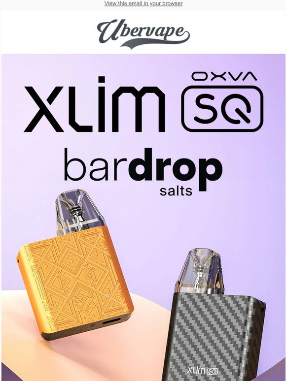 Flash Sale: £2.99 Oxva Xlim SQ Kit with BarDrop