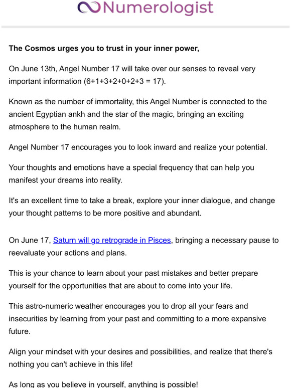 , next week Saturn turns retrograde in Pisces (numerology will help you navigate it!) ♓