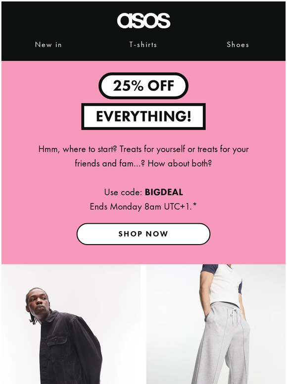 25% off everything?! 👀