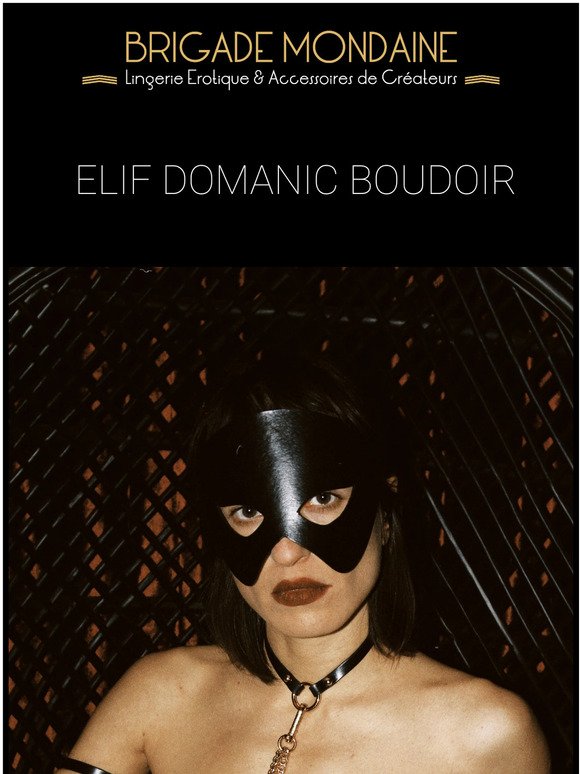 Thong Bondage Leather ELIF DOMANIC - Brigade Mondaine Paris