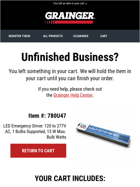 Grainger Email Newsletters Shop Sales, Discounts, and Coupon Codes
