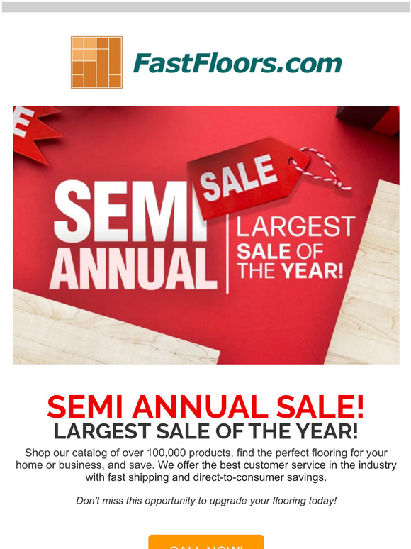 Semi Annual Sale