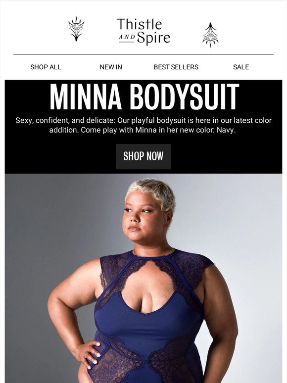 Our Minna Bodysuit: Now in NAVY 🔵