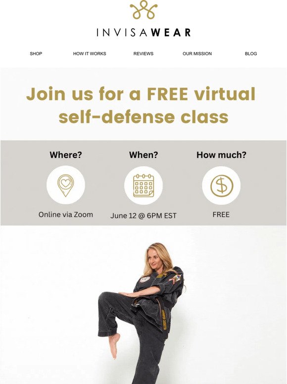 FREE Virtual Self Defense Class 💪