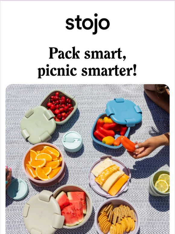 Picnic like a pro with Stojo!