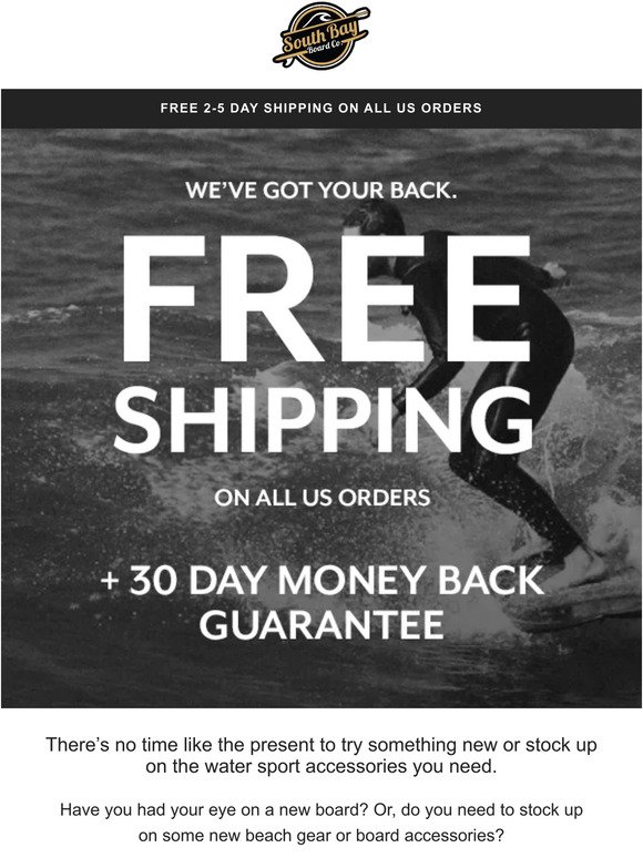 Treat yourself to FREE shipping 😎