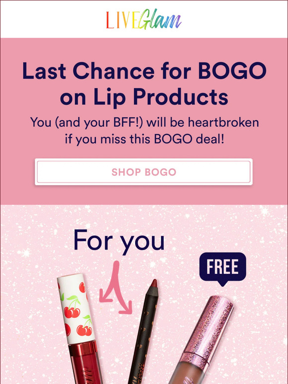 🚨 BOGO Lip Sale is Coming to an End!