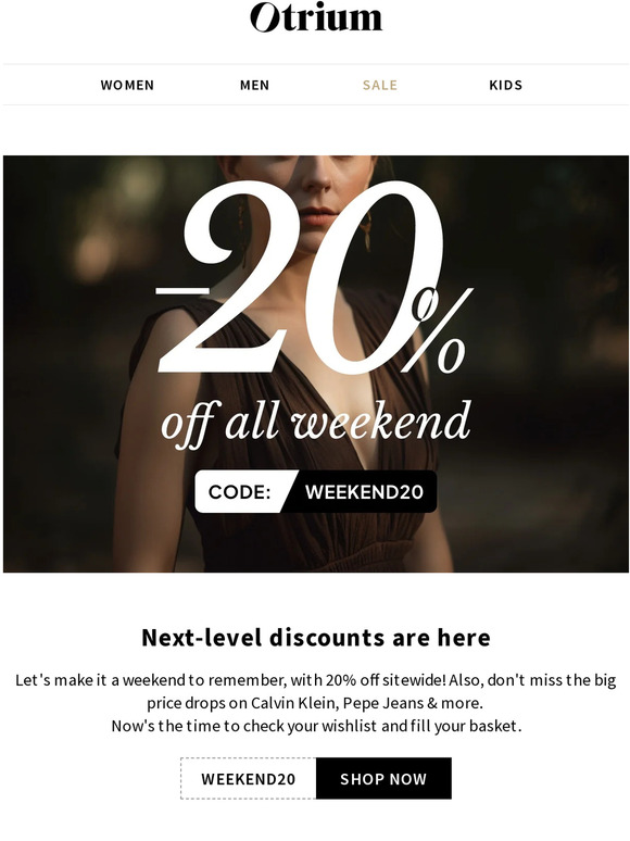 Wicked weekend: -20% sitewide!