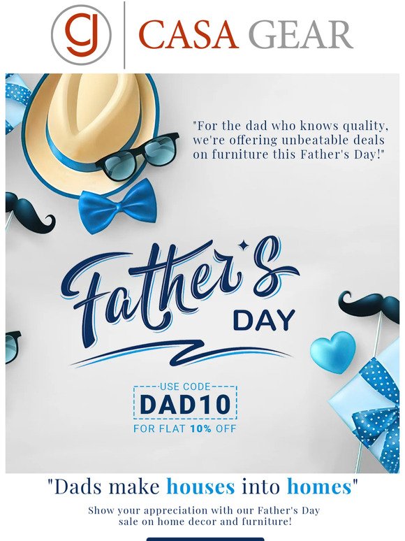 📣Father’s Day Gifts On Sale Now + FLAT 10% OFF
