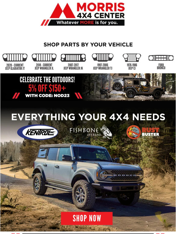 Morris 4x4 Center Everything you need for your 4x4 Milled