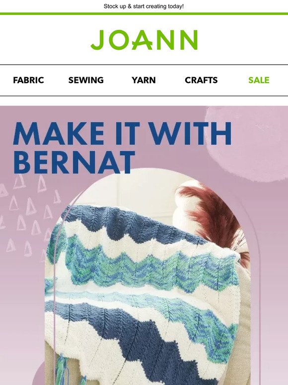 Bernat yarn now just $8.99 ea (see what you can make with it!)