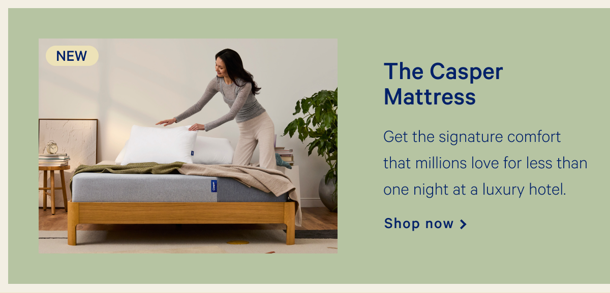 Comfy Bundle: Includes 2 Original Casper Pillow and Percale Sheet