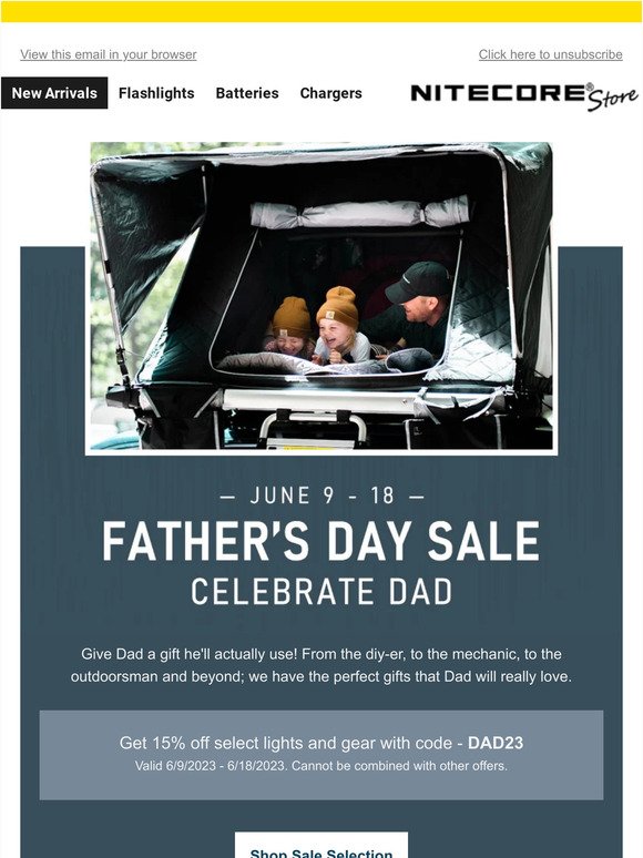 We Know What Dad Wants 🔦 Father's Day Sale Now!