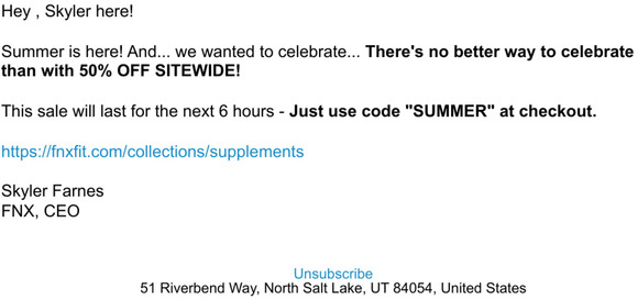 Summer FLASH SALE 😎