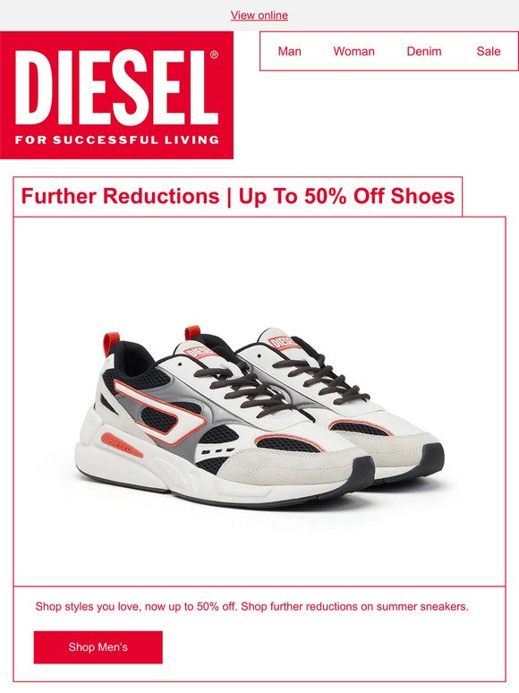 Further Reductions: Up To 50% Off Shoes