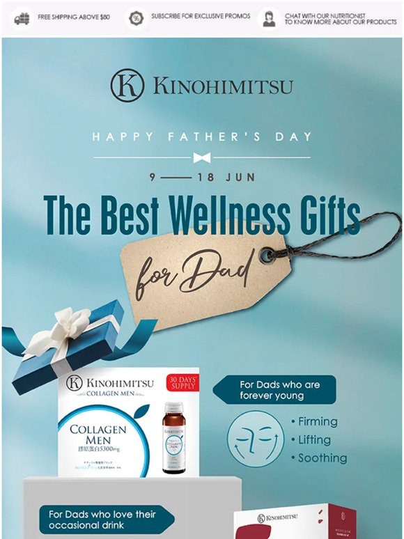 Celebrate Dad with the Best Wellness Gift this Father's Day!