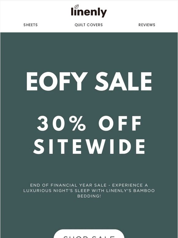 🛏 Get Ready for Sweet Dreams: EOFY Sale