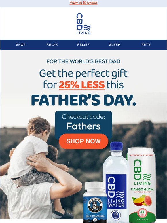Don't Miss 25% Off the Perfect Gift for Dad 🎁