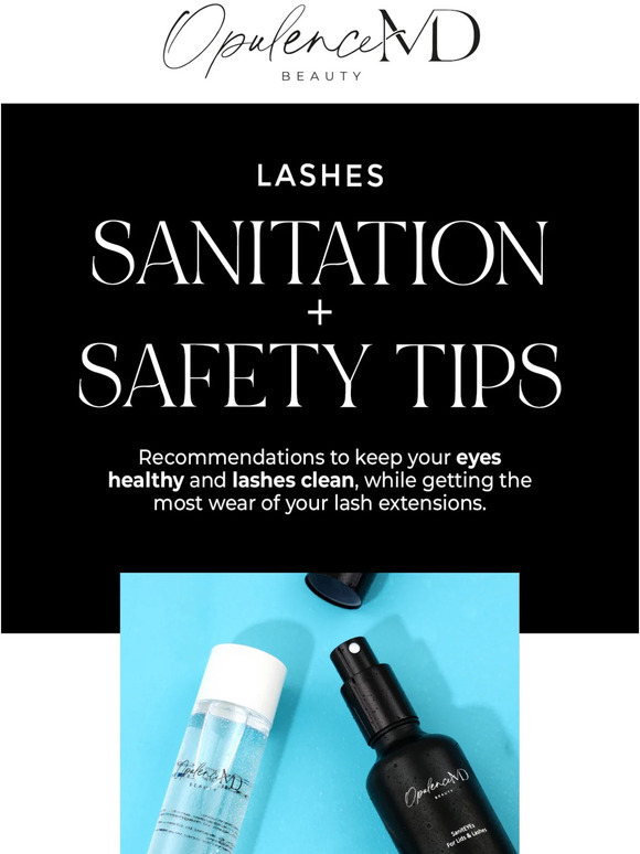 Sanitation & Safety Tips ✨