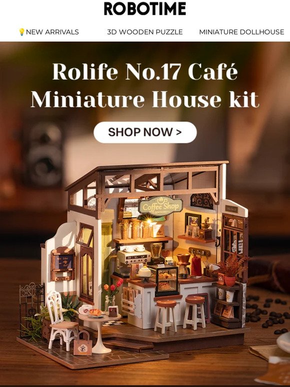 Step into the Enchanting World of Rolife No.17 Café