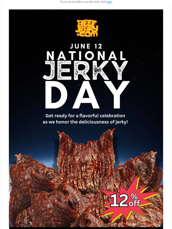 🚨🚨It's National Jerky Day! 🚨🚨