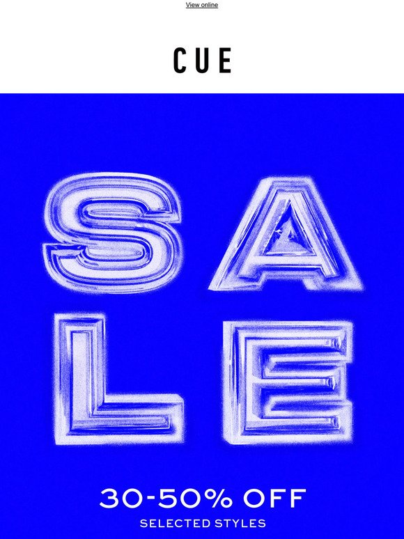 Discover sale: 30-50% off
