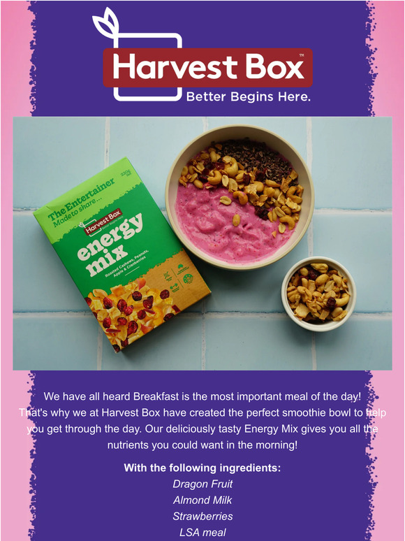 Energise Me Smoothie Bowl