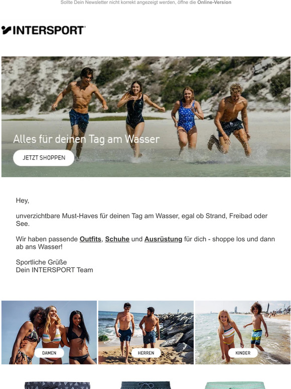 Sommer, Sonne und Wasser - bist du bereit?