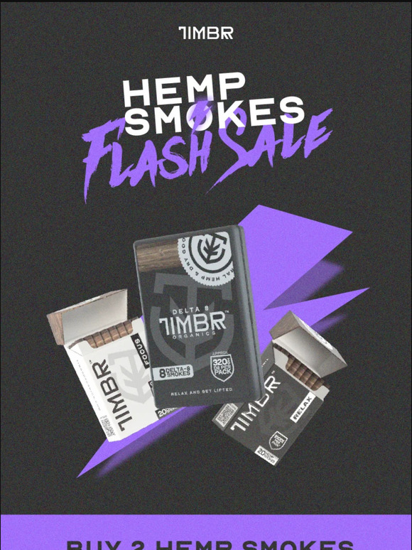 Counting Down To Our Hemp Smokes Flash Sale In 3...2...1! 🤯