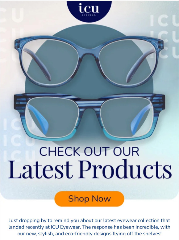 ICU Eyewear Inc Discover What's New at ICU Eyewear Milled