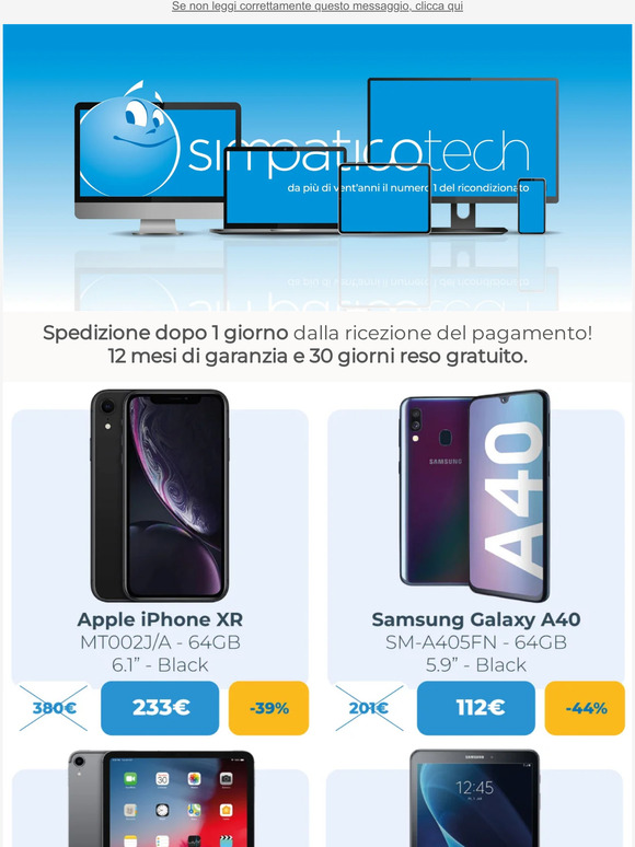 Scopri le migliori occasioni su PC, Notebook e Smartphone Ricondizionati
