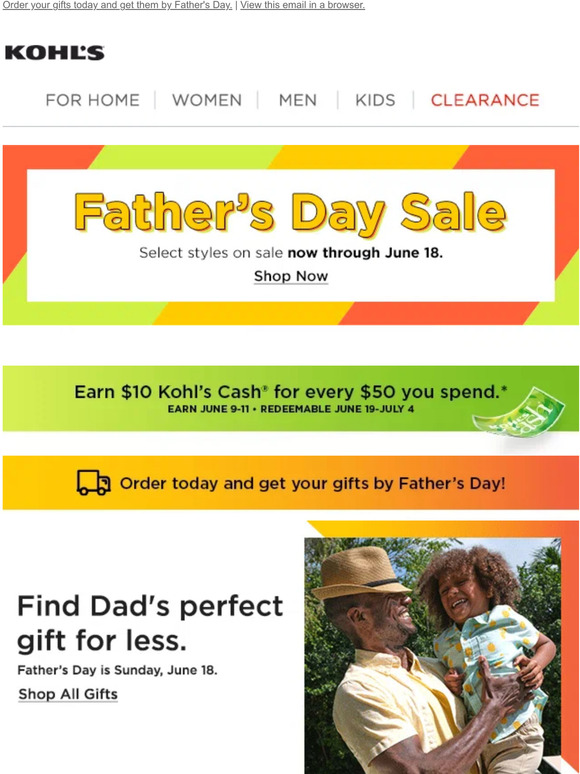 👕 9.99 tees & polos = perfect Dad's Day picks!