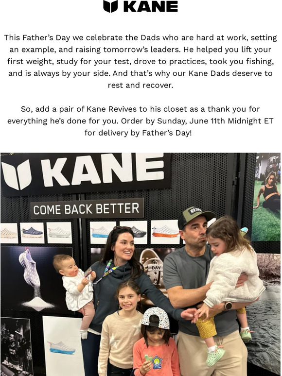 Give the gift of Active Recovery this Father’s Day
