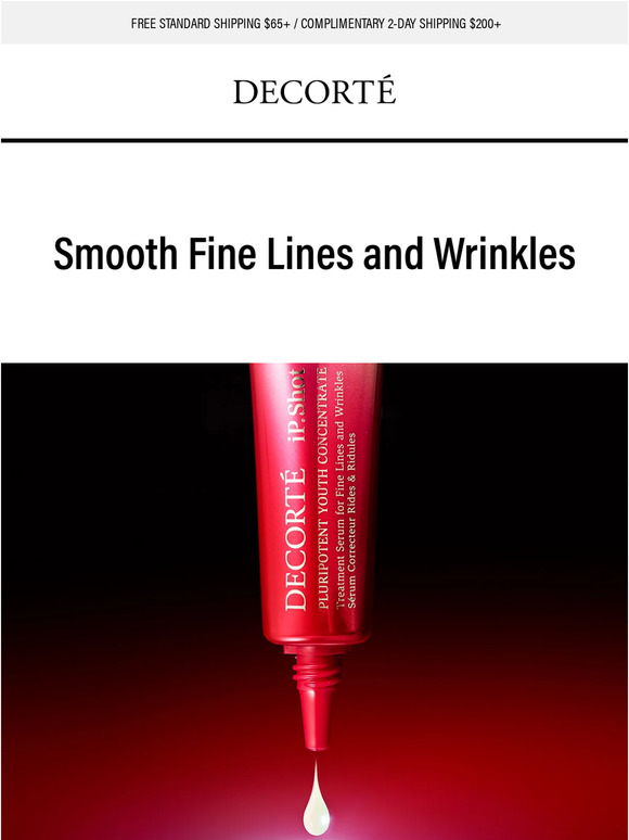 Smooth Fine Lines and Wrinkles