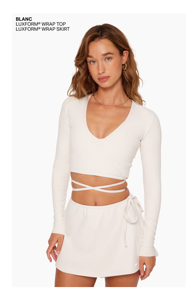 LUXFORM WRAP TOP AND WRAP SKIRT