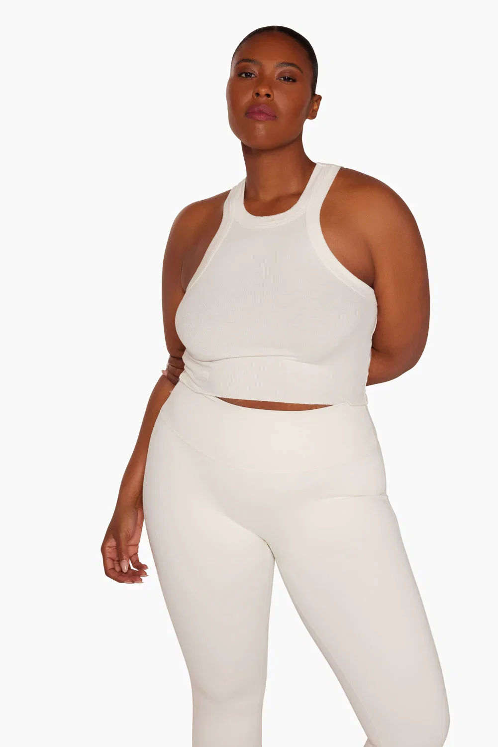Image of RACER TANK - BLANC
