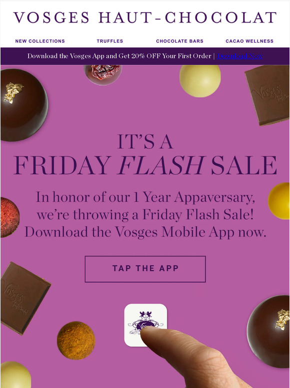 Flash Friday Sale 🚨 Only on the Vosges App