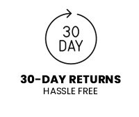 30-Day Returns, Hassle Free