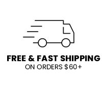Free & Fast Shipping on orders $60+
