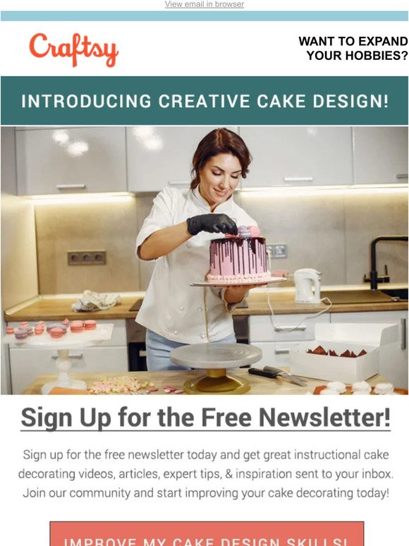 🎂 Congrats!  You’ve been invited to get FREE cake decorating videos, articles & expert tips.