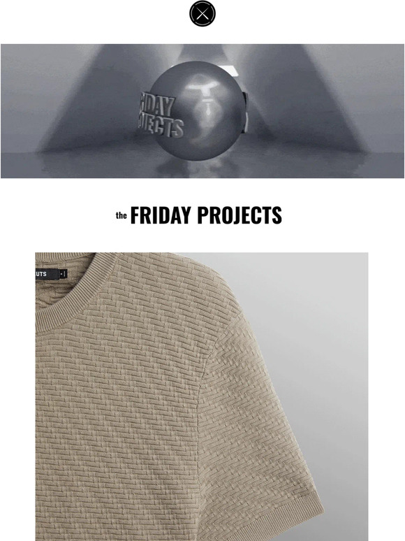 NEW Friday Project | Bisque Hyperknit Textured Tee