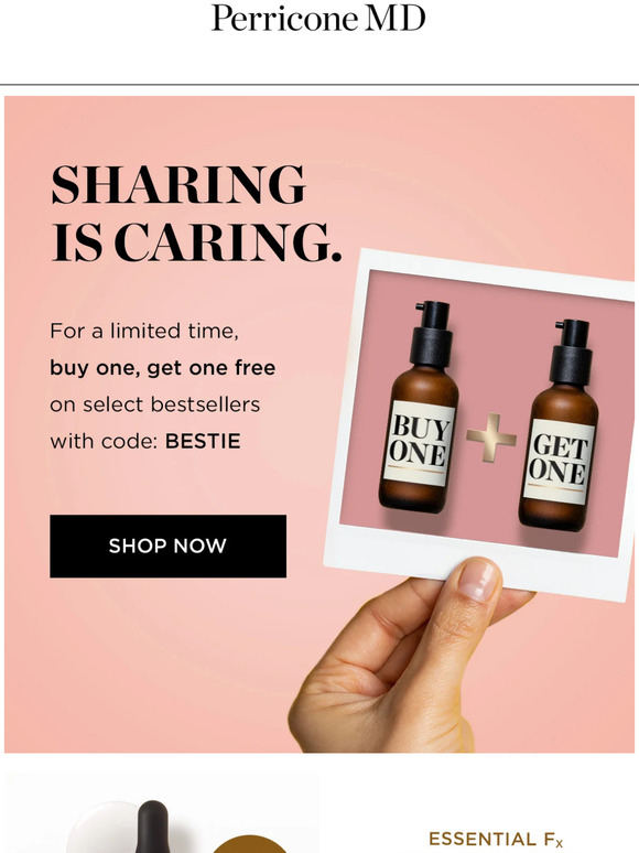 Buy one, get one free on select bestsellers.