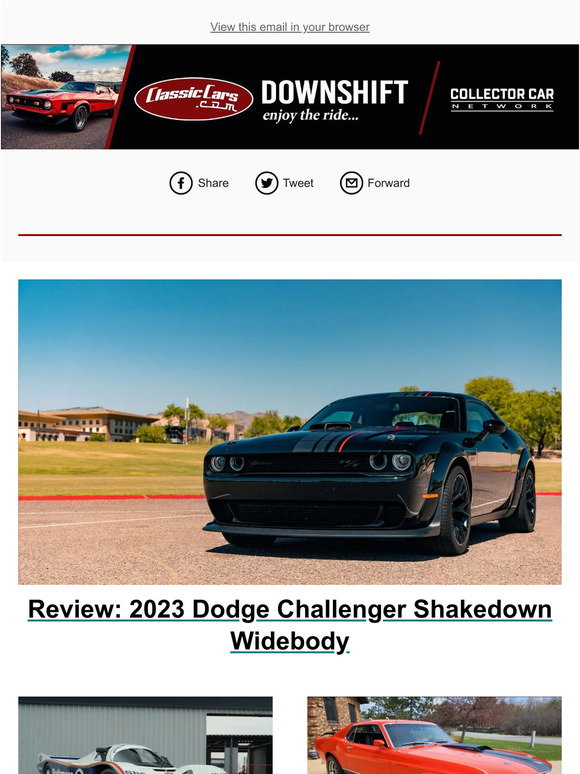 ClassicCars Review 2023 Dodge Challenger Shakedown Widebody Milled
