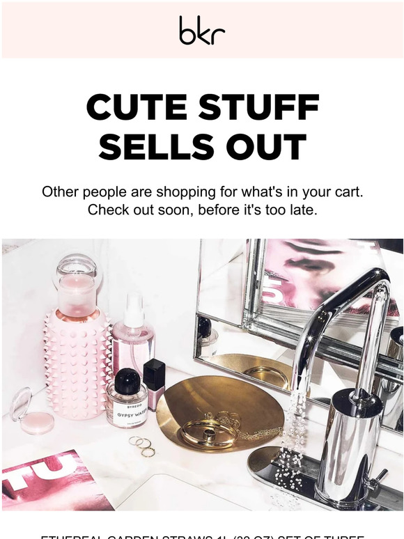 Don't let your favorite items sell out!