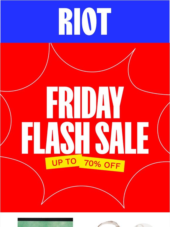 ⚡ Friday Flash Sale Starts Now