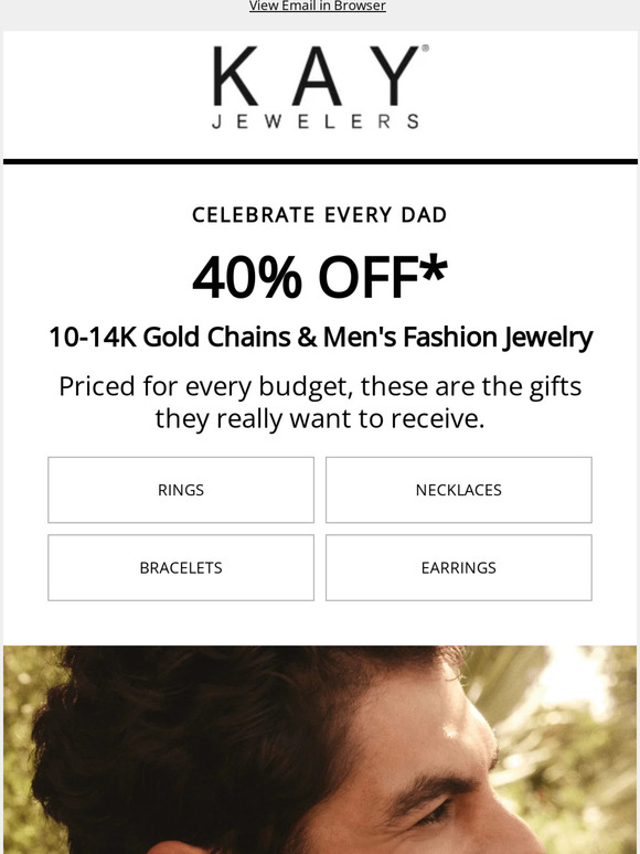 Kay Jewelers ⛳ 40 OFF Gold Chains for Dad! Milled