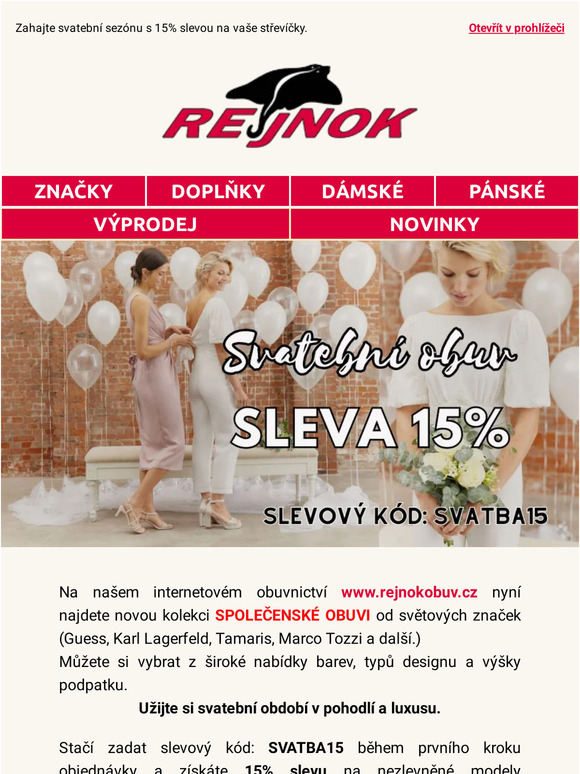 Chystáte se na svatbu?💍Obujte se do těch nejlepších střevíčků👠